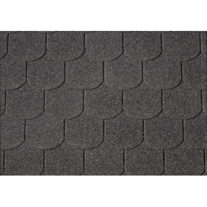 Onduline Asfaltový šindel Bardoline CLASSIC bobrovka, černá, 2 m2