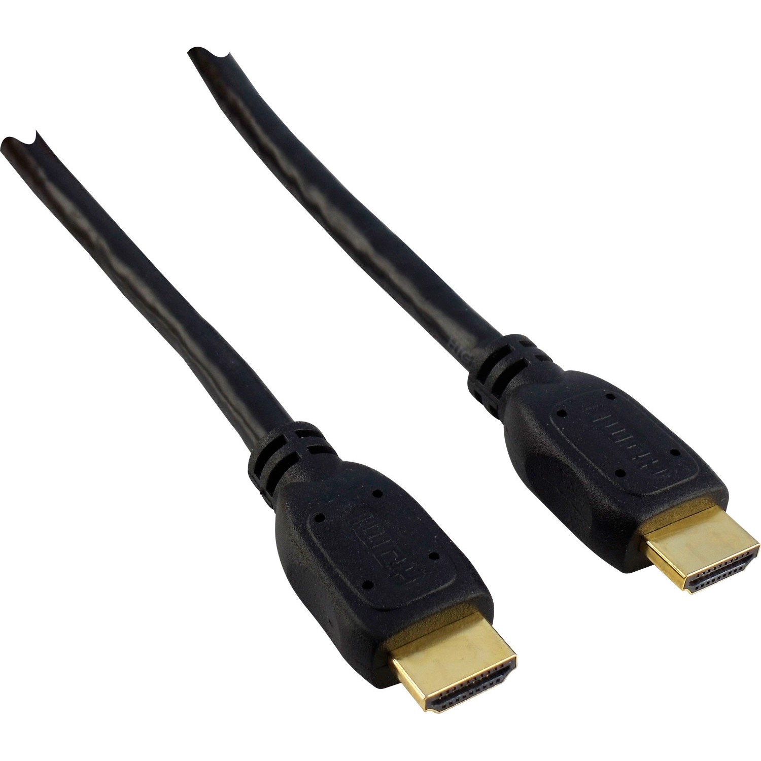Připojovací kabel HDMI 5 m pozlacený černý HDMI0500 043