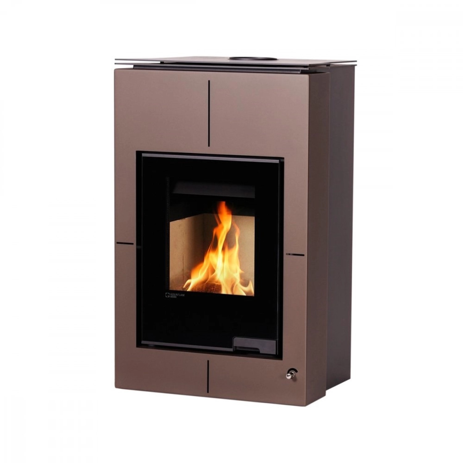 HS Flamingo Krbová kamna AQUAFLAM VARIO SAPORO 11/5kW hnědá 650x600x1030mm
