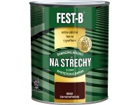 FEST-B Antikorozní nátěr na železo 2v1 na střechy S2141, 0840 červenohn., 800 g