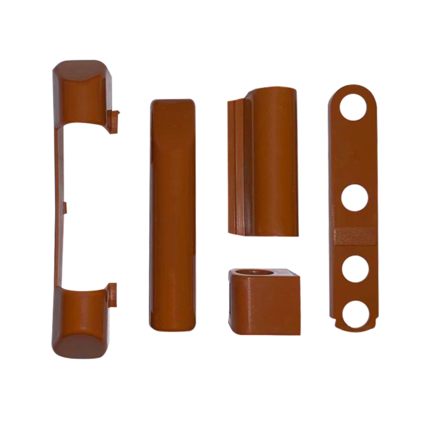 Okenní krytky pro štěrbiny, světle hnědé