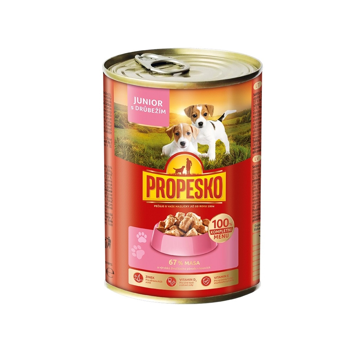 Propesko Junior kousky s drůbežím v želé 415 g