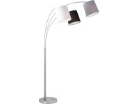 SellTec Stojací lampa Melvin, 3xE27, ocelová, 100 x 70 x 190 cm