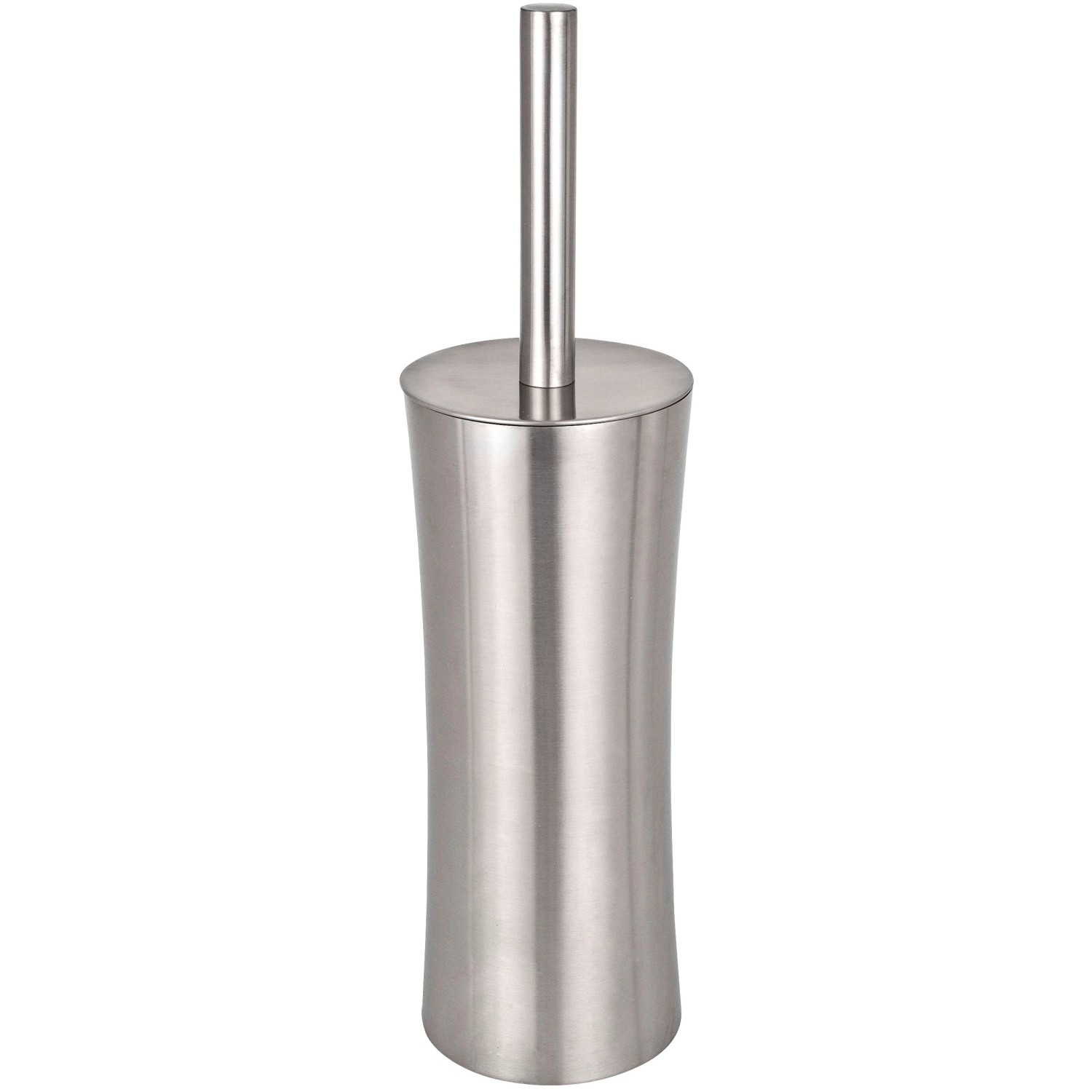Nádoba na WC PIENO + štětka WC, nerezová ocel, WENKO 16742100 stříbrná