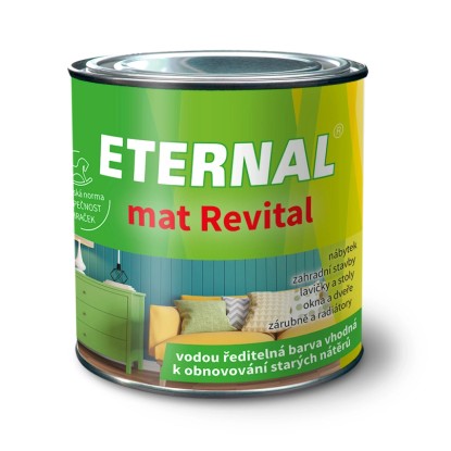 Eternal Matná barva k obnovování starých nátěrů Revital zelená 350 g