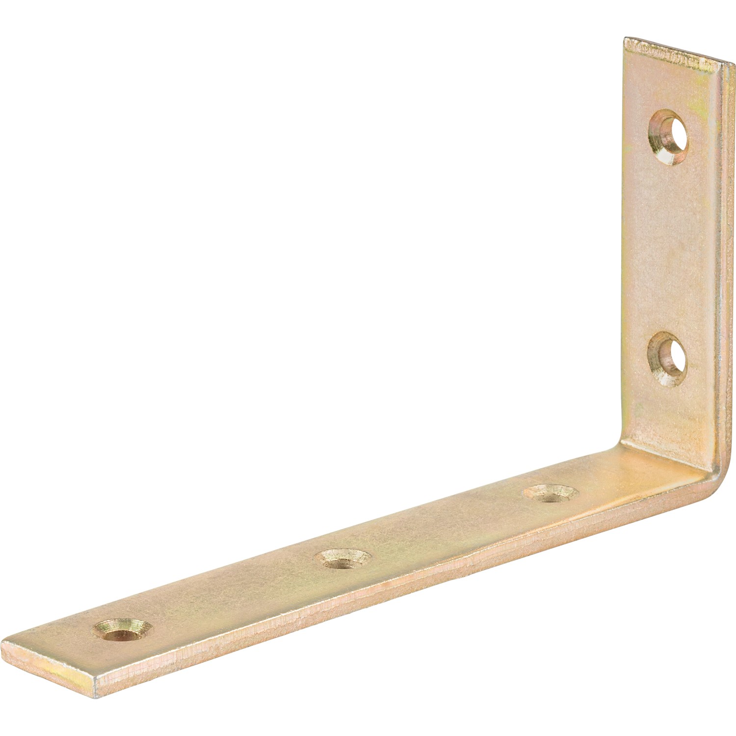 Konstrukční úhelník, žlutě pozinkovaný, 80 mm x 150 mm x 25 mm