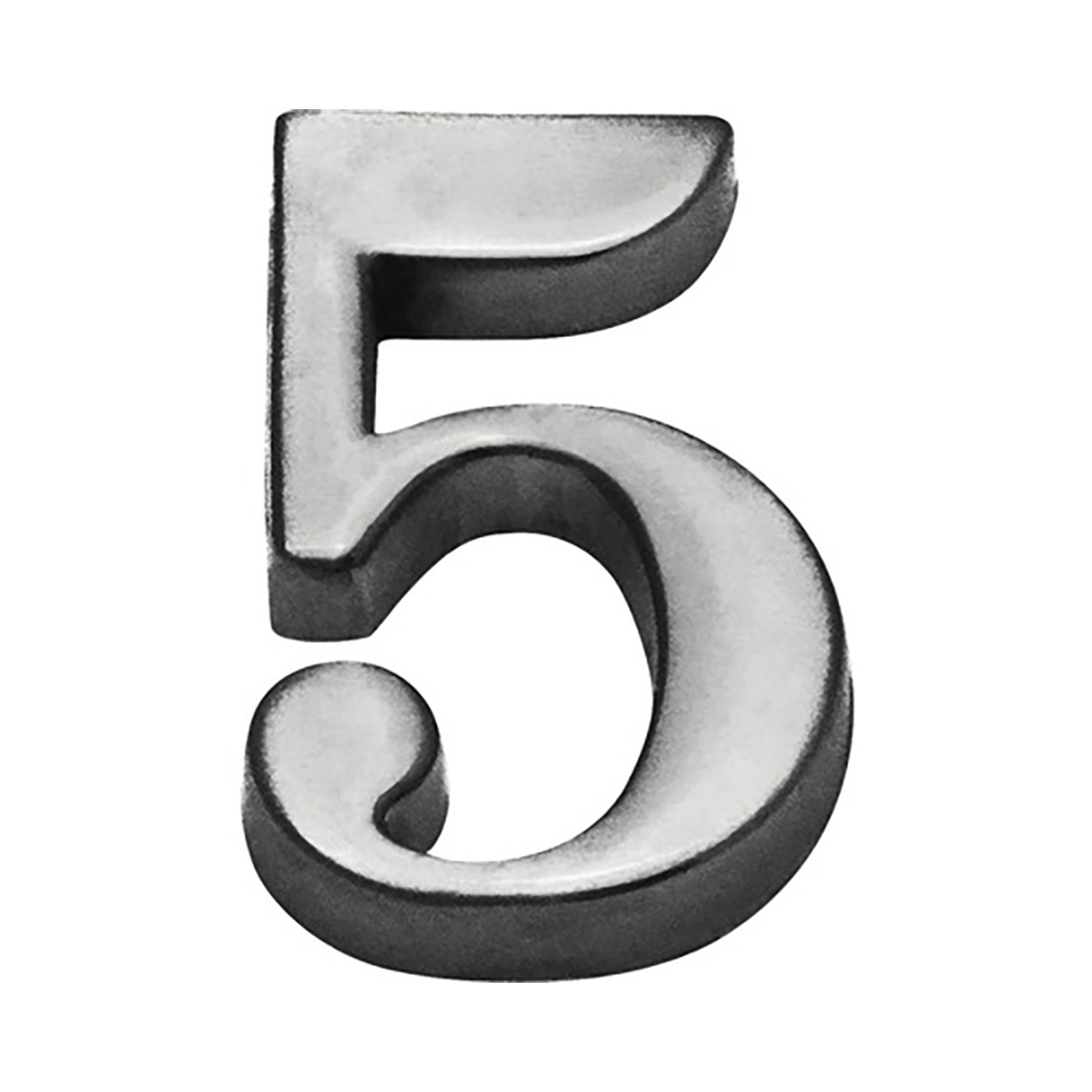 Cislo 3D nikl matny 5