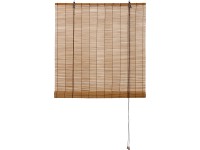 BWO Řasená bambusová roleta dub tmavý 80 x 160 cm BWO Řasená bambusová roleta dub tmavý 80 x 160 cm