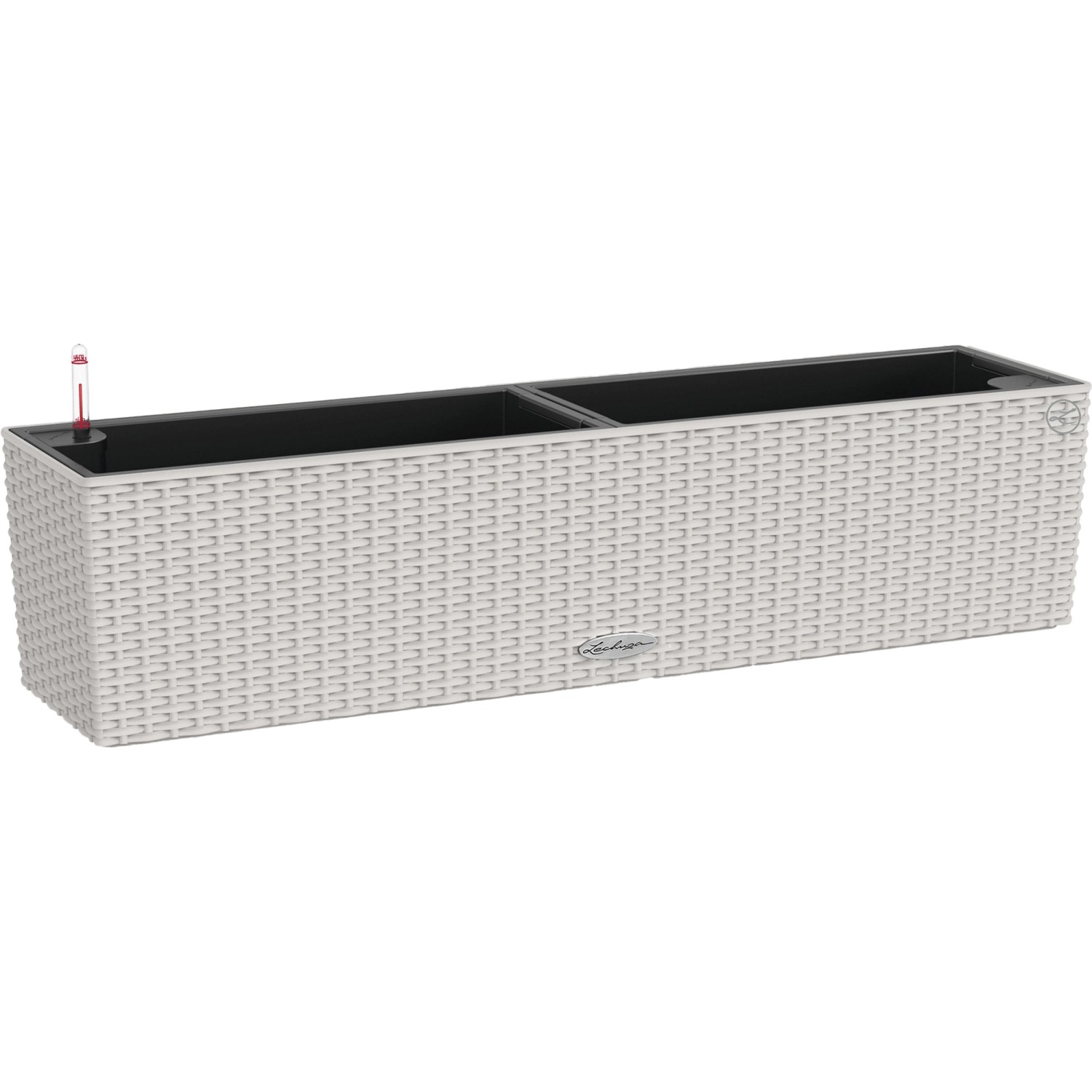 Lechuza Truhlík Balconera Cottage 80 šedý, 19 x 19 x 79 cm