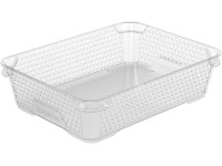 Keeeper Stohovatelný košík Mirko DIN A5 26,5 cm x 20 cm x 7 cm průhledný
