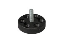 Montážní deska plastová černá, 4 ks