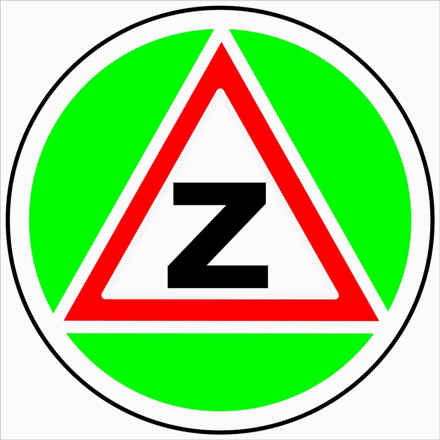 Začátečník, 50x50mm, samolepka