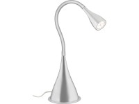 OBI LED stolní lampa Tusa stříbrná