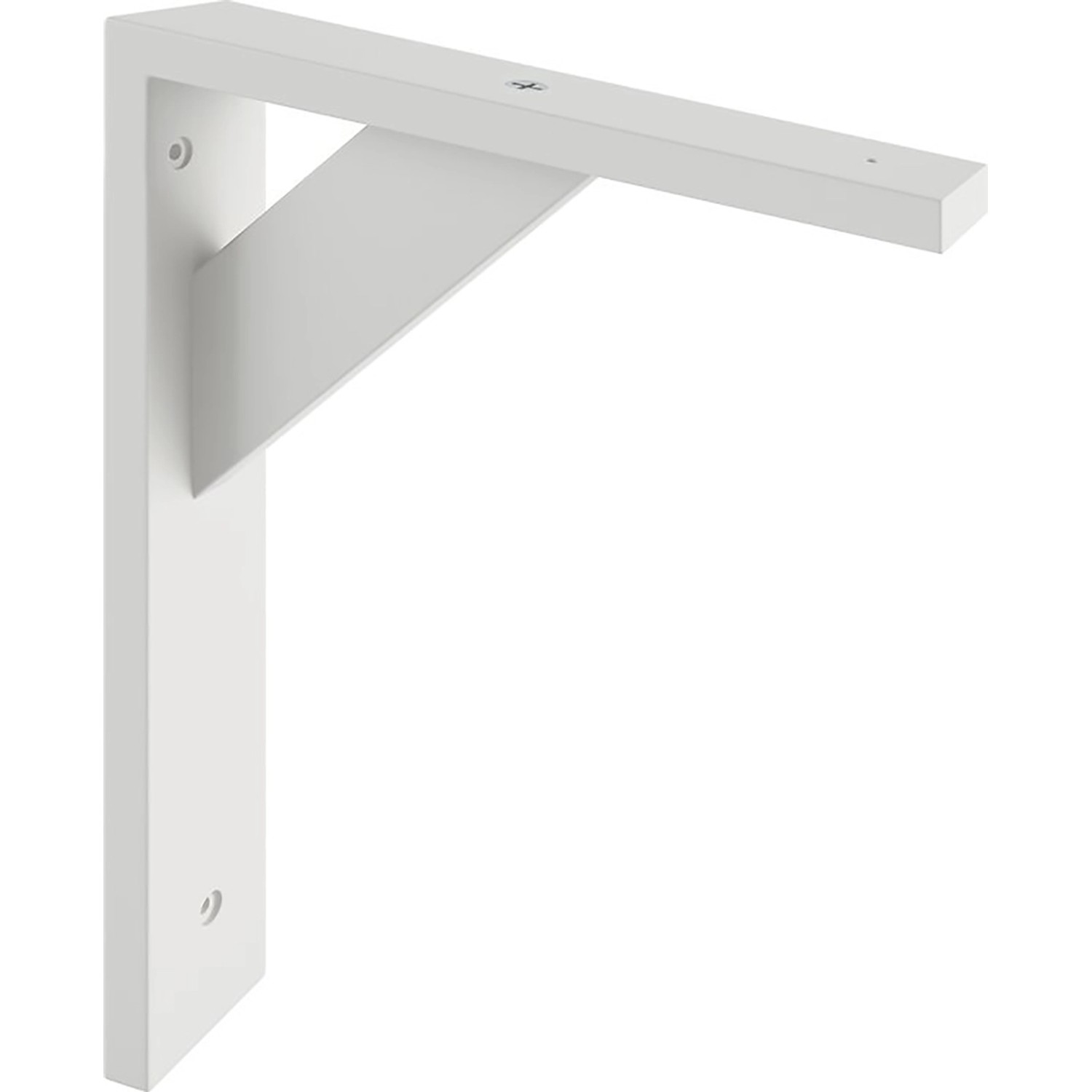 Dřevěná konzole bílá, 195 x 165 mm