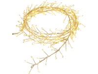 LED drátěný světelný řetěz, 240 LED, transparentní-stříbrný, 7,4 m