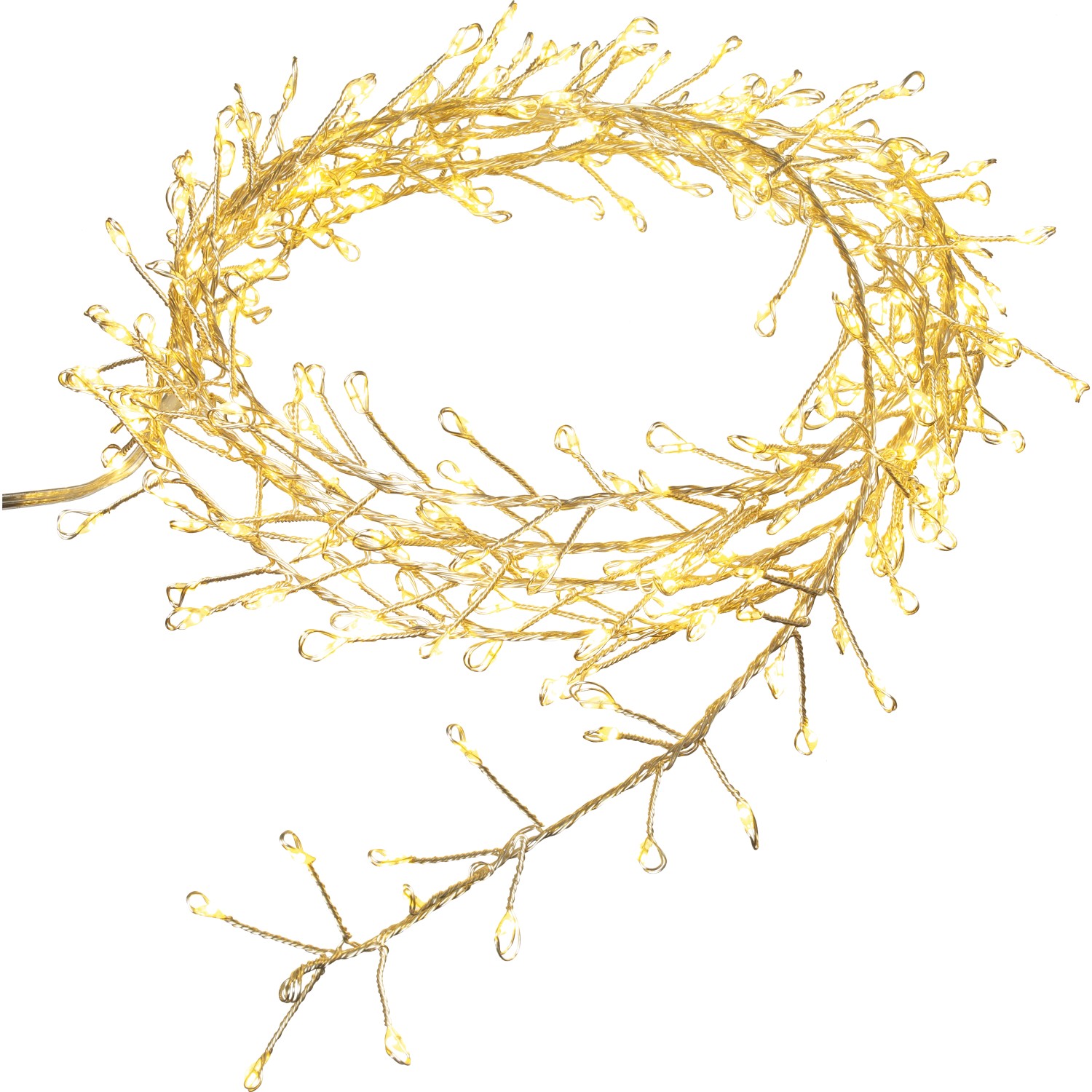 LED drátěný světelný řetěz, 240 LED, transparentní-stříbrný, 7,4 m