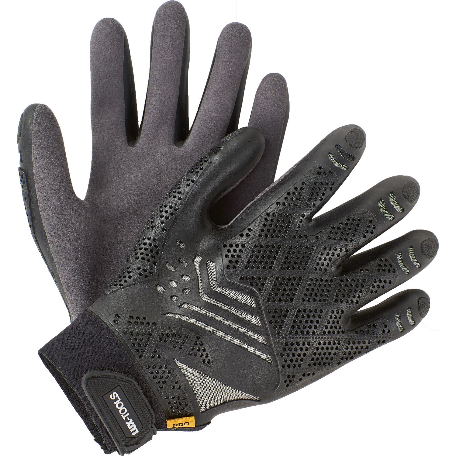 LUX Pracovní rukavice Tough, šedé, vel. 8