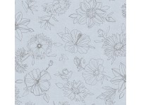 d-c-table Ubrus Manhattan Palmas Grau, šířka 140 cm - metráž