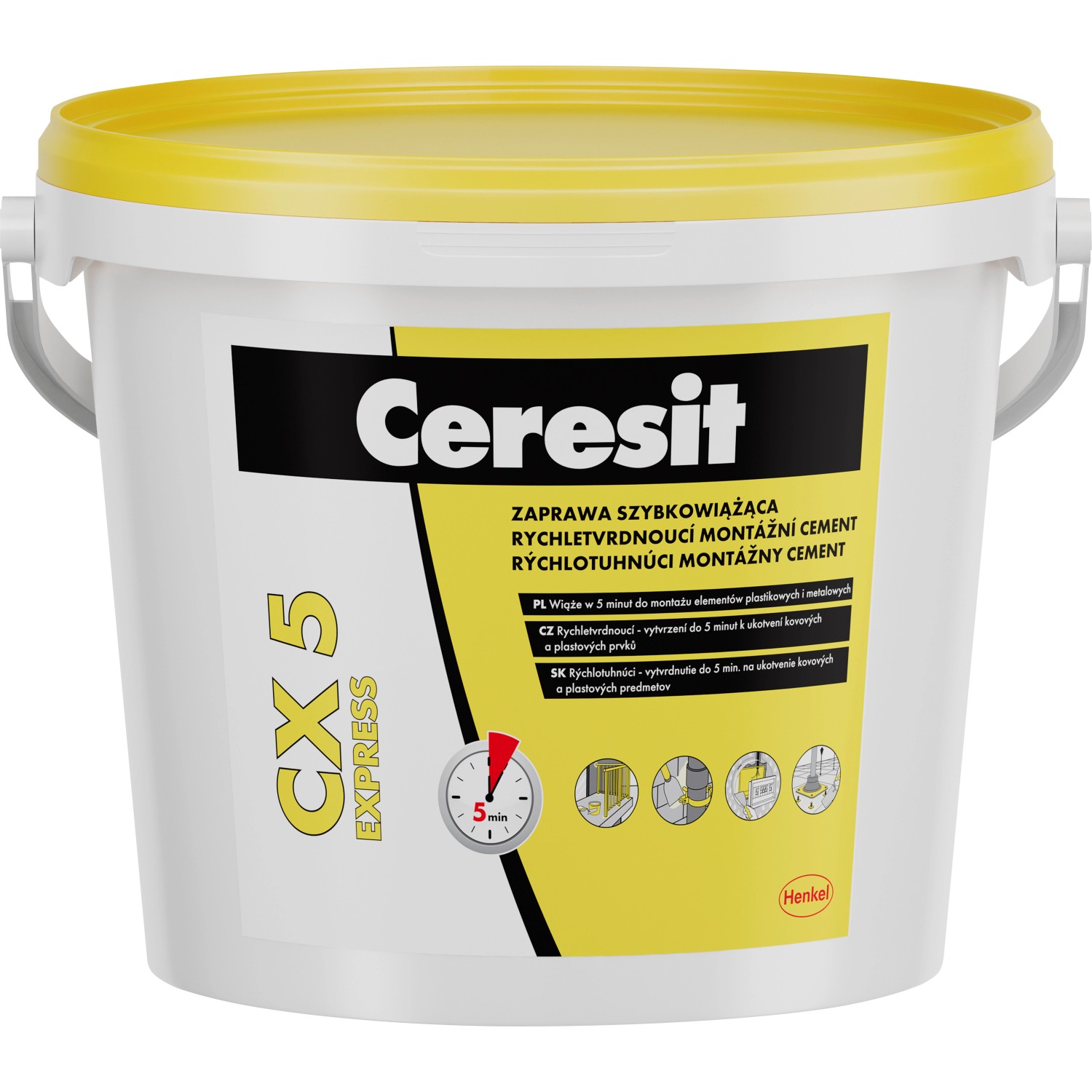 Ceresit Montážní cement CX 5, kbelík, 5 kg