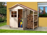 Weka Terasová skříň, 14 mm, velikost 2, včetně pultové střechy