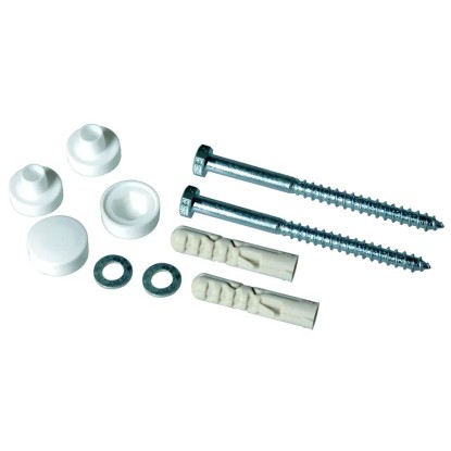 Náhradní krytka k WC šroubům bílá, 4 ks