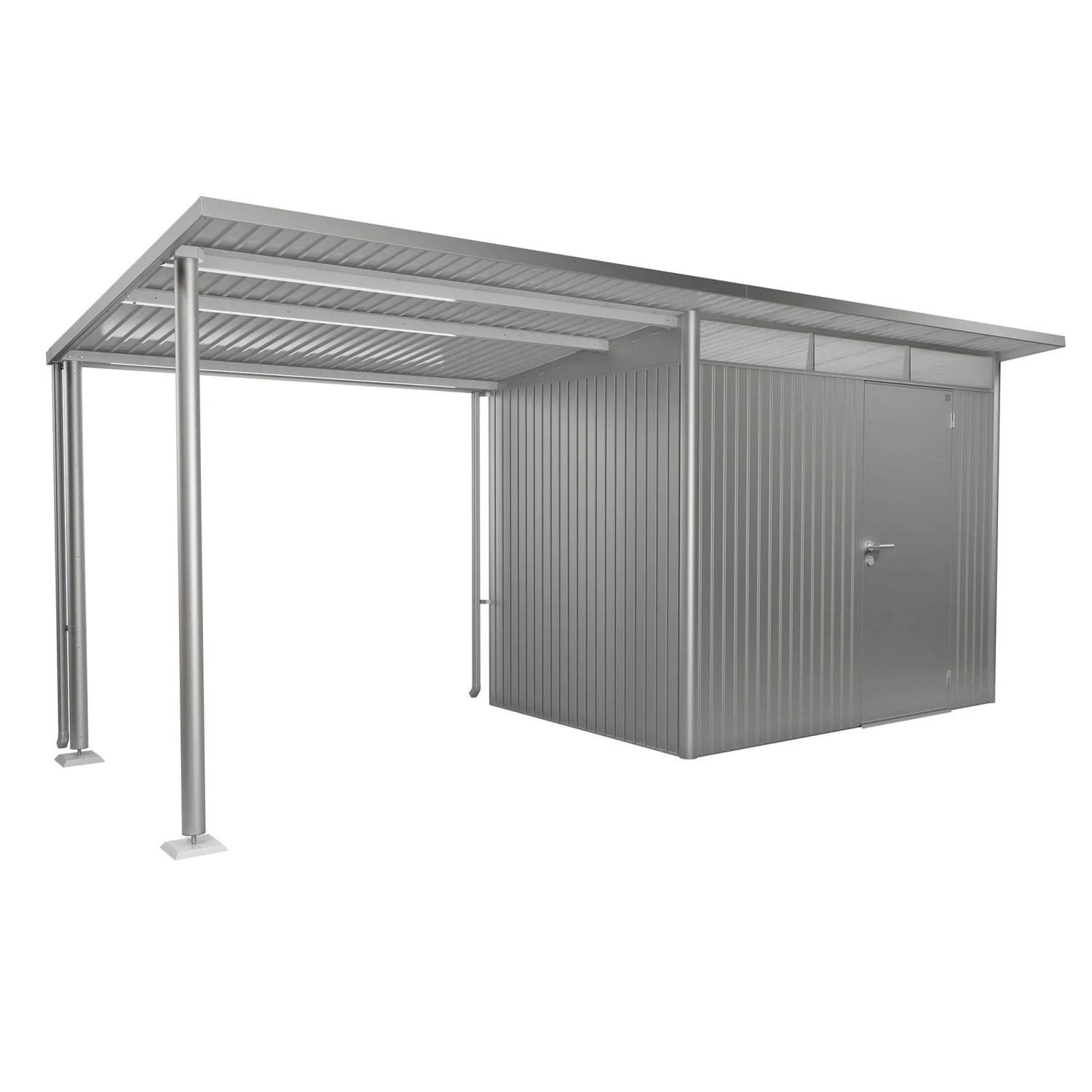 Biohort Boční stříška k domku AvantGarde/ECO A2, A6 stříbrná
