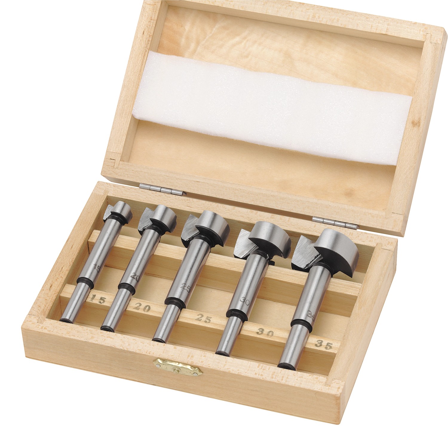 Sada Forstnerových vrtáků 15 mm - 35 mm 5dílná
