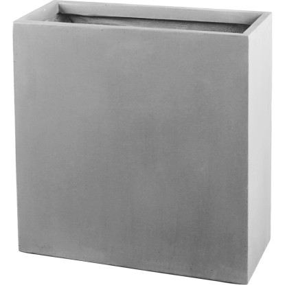 Truhlík na květiny 65 cm x 65 cm x 25 cm světle šedý