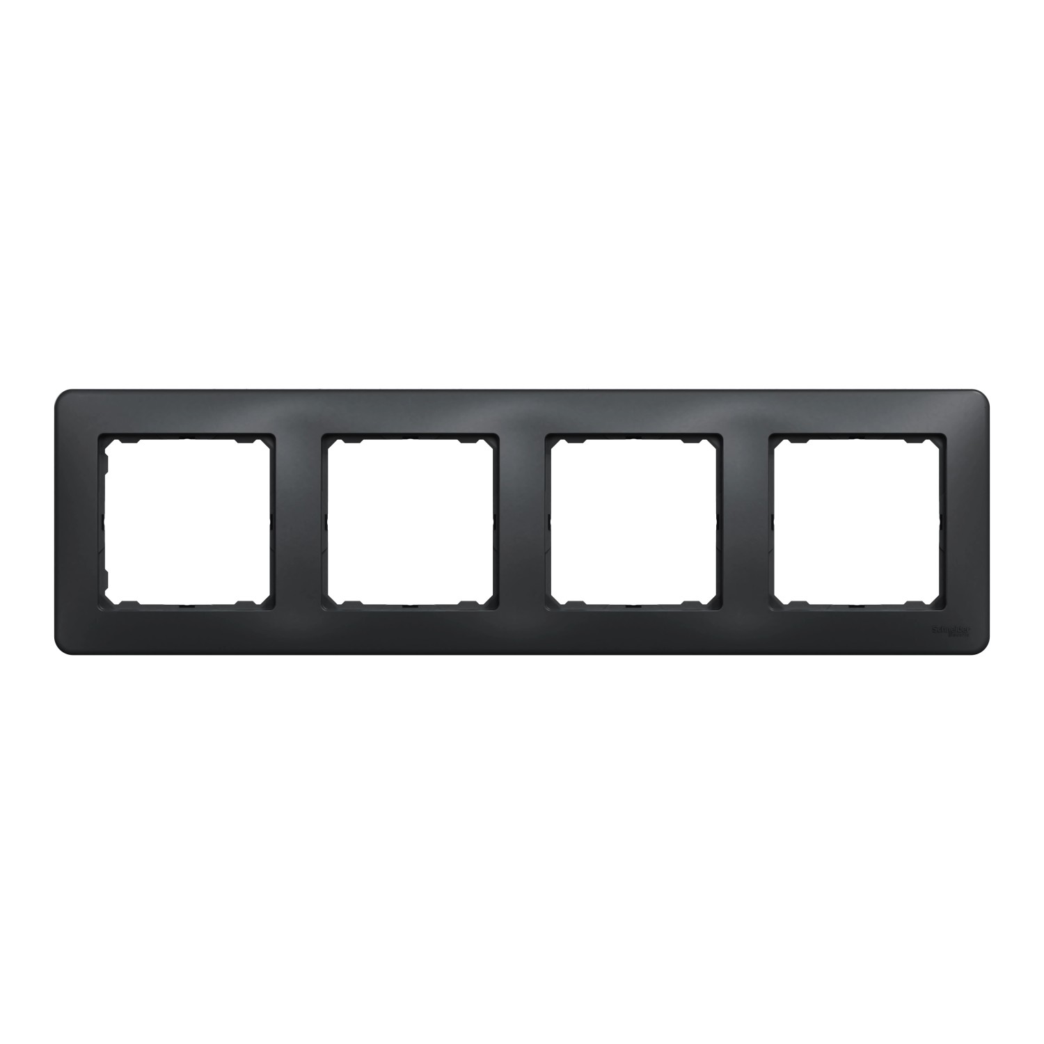 Schneider Rámeček 4-násobný Sedna Design antracit