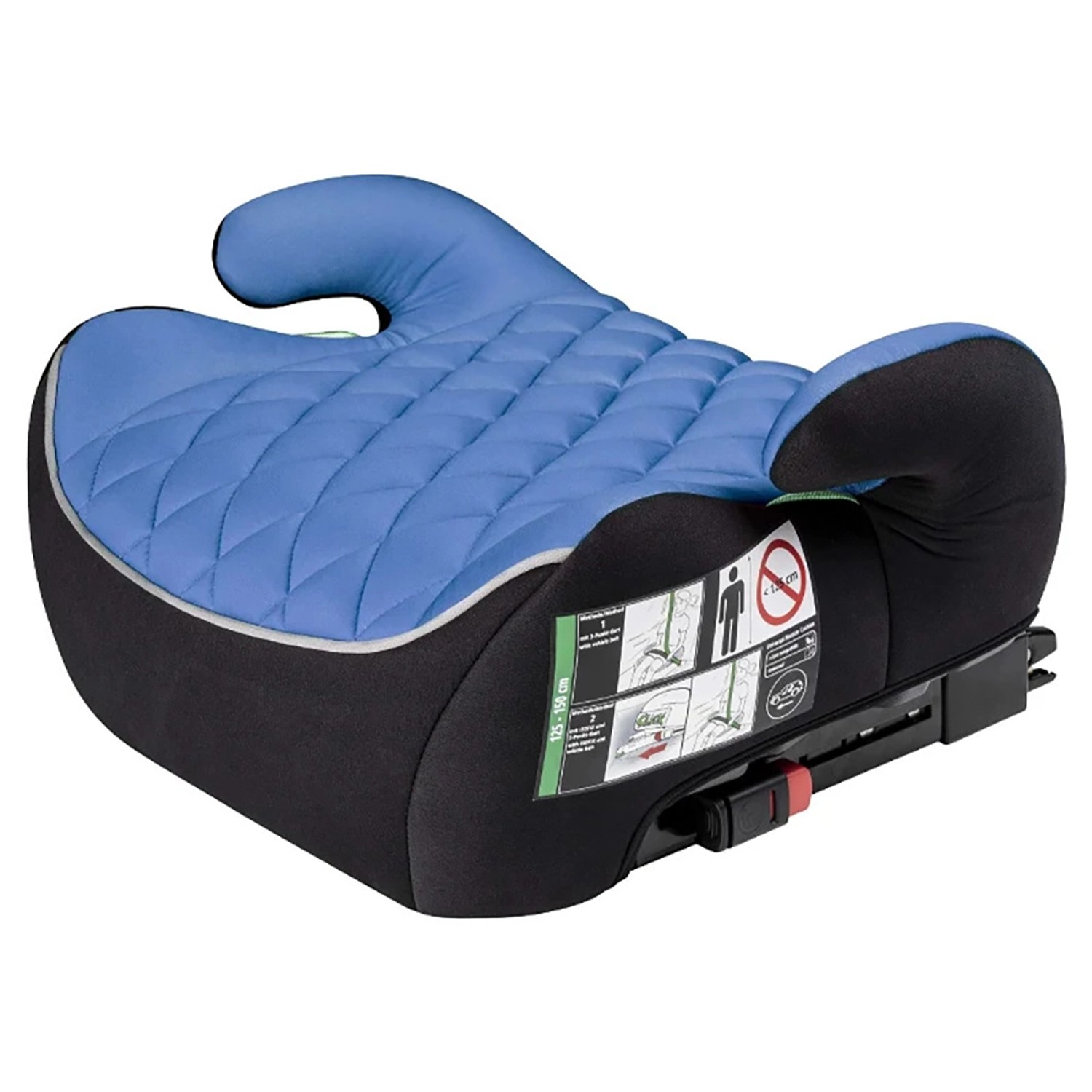 Dětský podsedák Andrew ISOFIX modrá, 125-150 cm