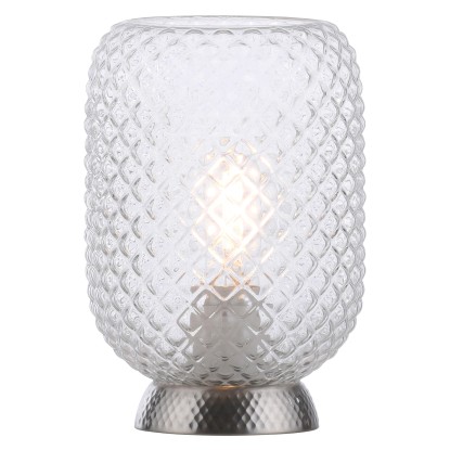 Just Light Stolní lampa Reishi, ocelová, pr. 15 x 22,5 cm