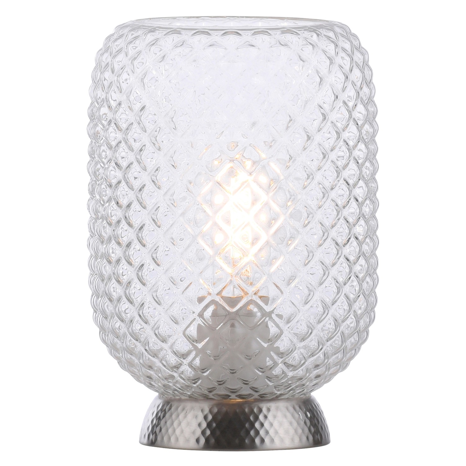 Just Light Stolní lampa Reishi, ocelová, pr. 15 x 22,5 cm