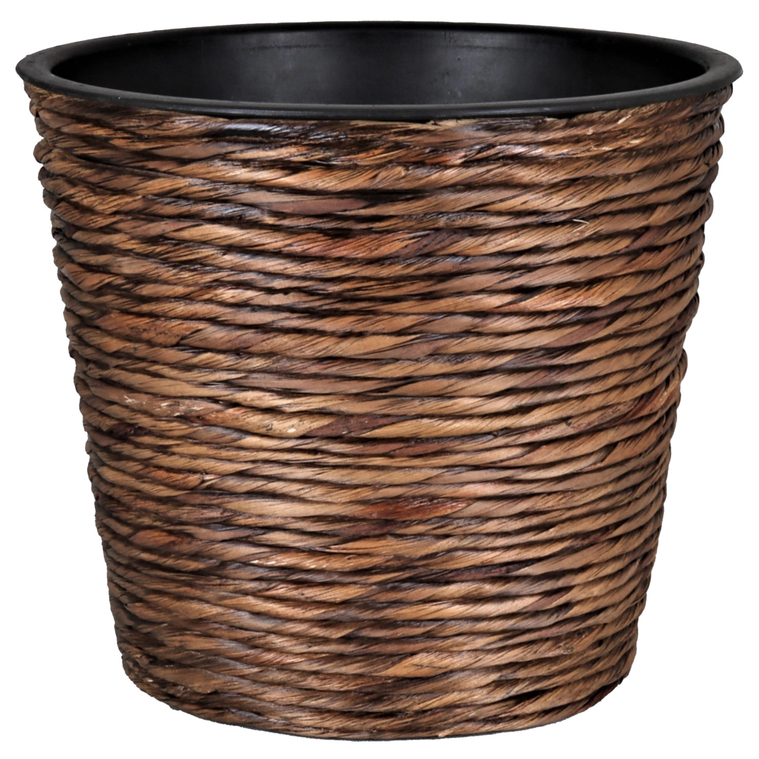 A.H.G. Květináč z vodního hyacintu hnědý pr. 30 x 26 cm