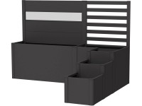 Biohort Vyvýšený záhon DaVinci 2 tmavě šedý 250 x 210 x 168 cm