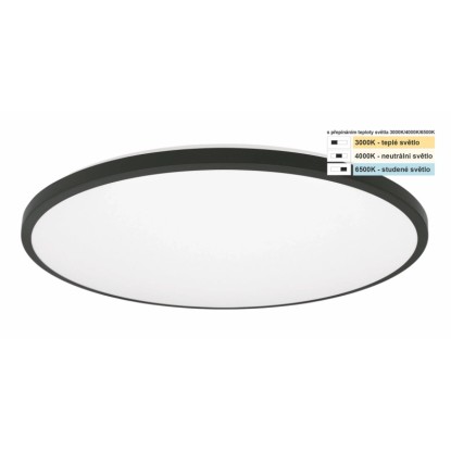 TOP LIGHT Koupelnové stropní LED svítidlo Onyx KL CCT 24W IP44 2400lm pr. 39 cm