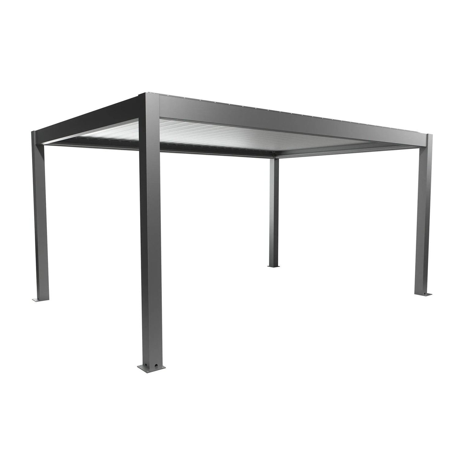 Biohort Pergola 5 x 3,5 křemenově šedá/stříbrná 515,5 x 367,5 cm