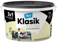 HET Klasik COLOR Tónovaná interiérová barva KC 0658 žlutá pastelová, 4 kg