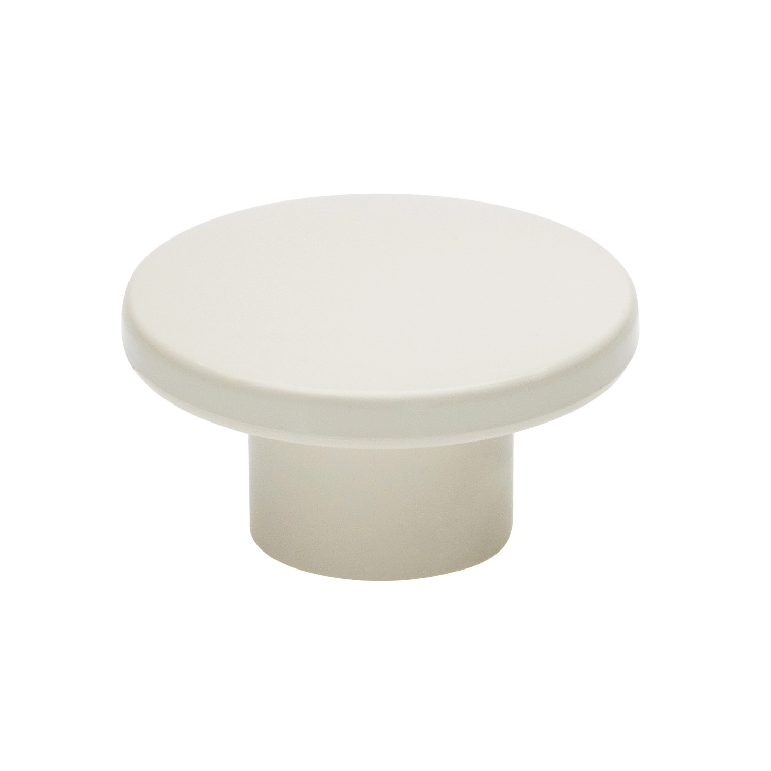 Siro Nábytková knopka 0104 kulatá, plast bílá 35 mm