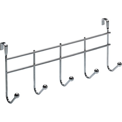Hettich Věšák na dveře s 5 háčky, chromovaný