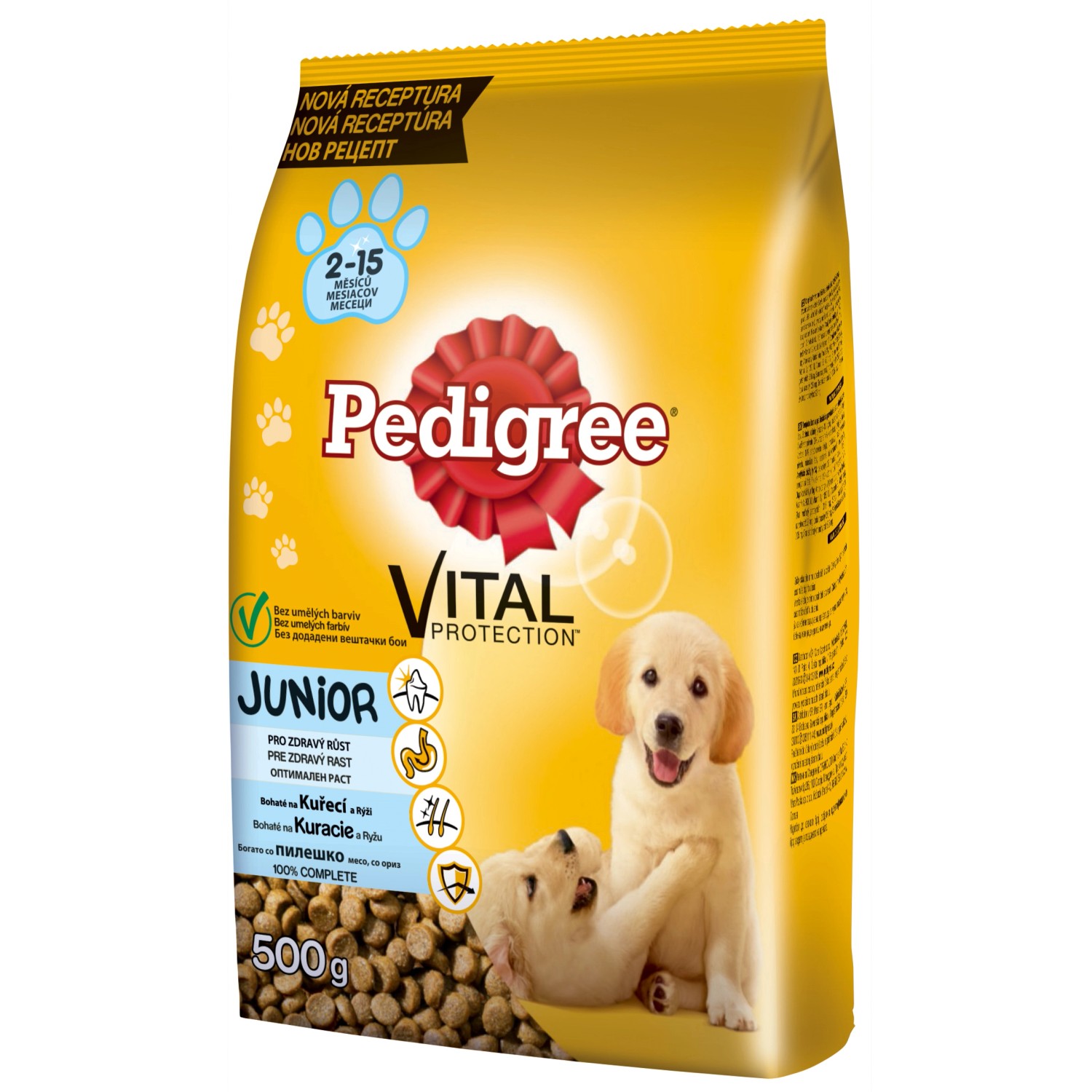 Pedigree Granule pro psy JUNIOR s kuřecím a rýží 500 g