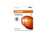 OSRAM Pomocná autožárovka Original se skl.nástr.paticí W1,2W, 12V, 2ks (BLI ECO)