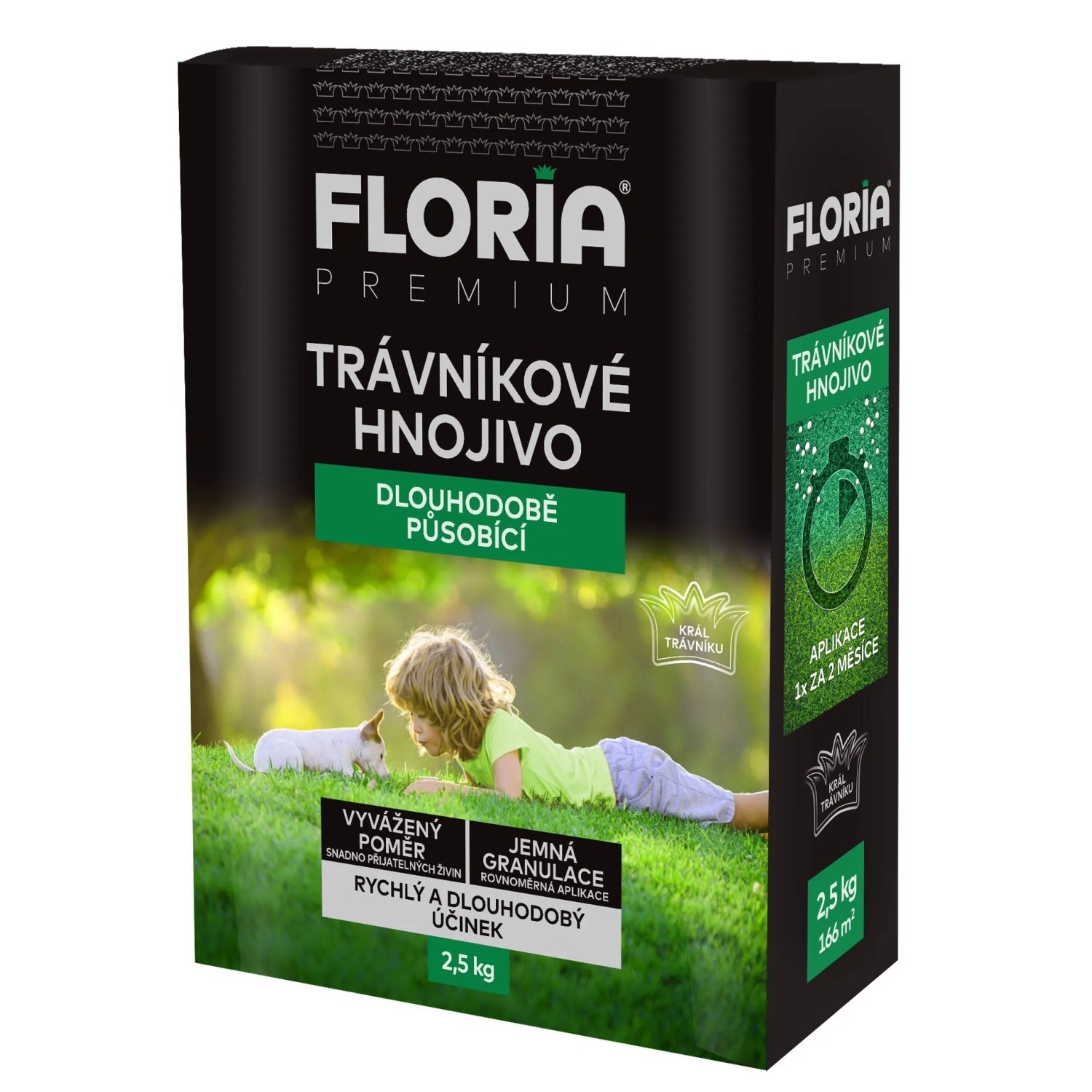 FLORIA PREMIUM Dlouhodobě působící trávníkové hnojivo 2,5 kg
