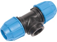 LUX-TOOLS Classic PE T-kus 20 mm s vnitřním závitem 18,6 mm (1/2