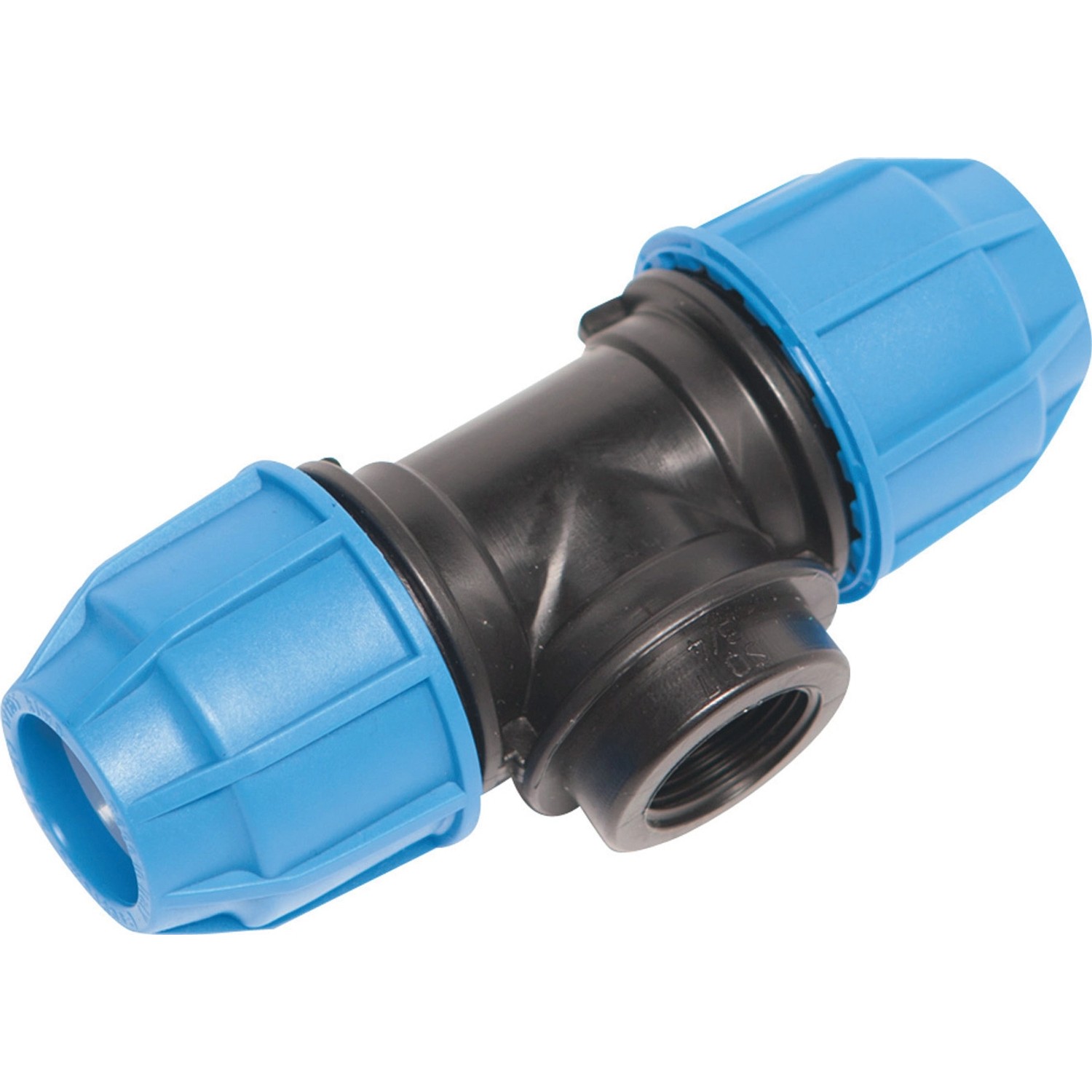 LUX-TOOLS Classic PE T-kus 20 mm s vnitřním závitem 18,6 mm (1/2")