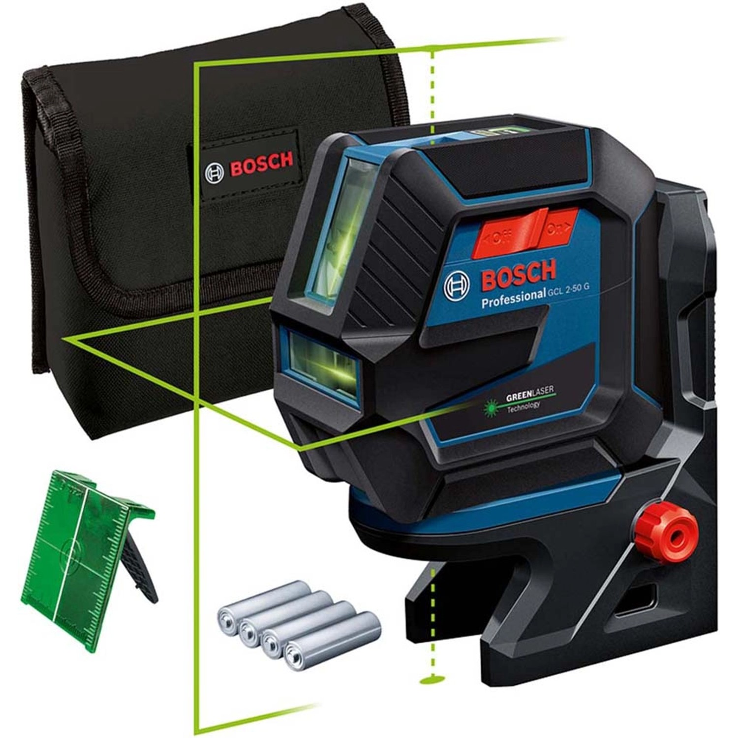 Bosch Kombinovaný laser GCL 2-50 G Professional - sada