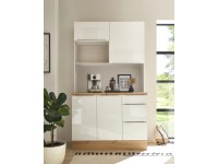 Respekta Bufet ke kuchyni Marleen lesklá bílá/bílá 120 cm - bez el. přístrojů