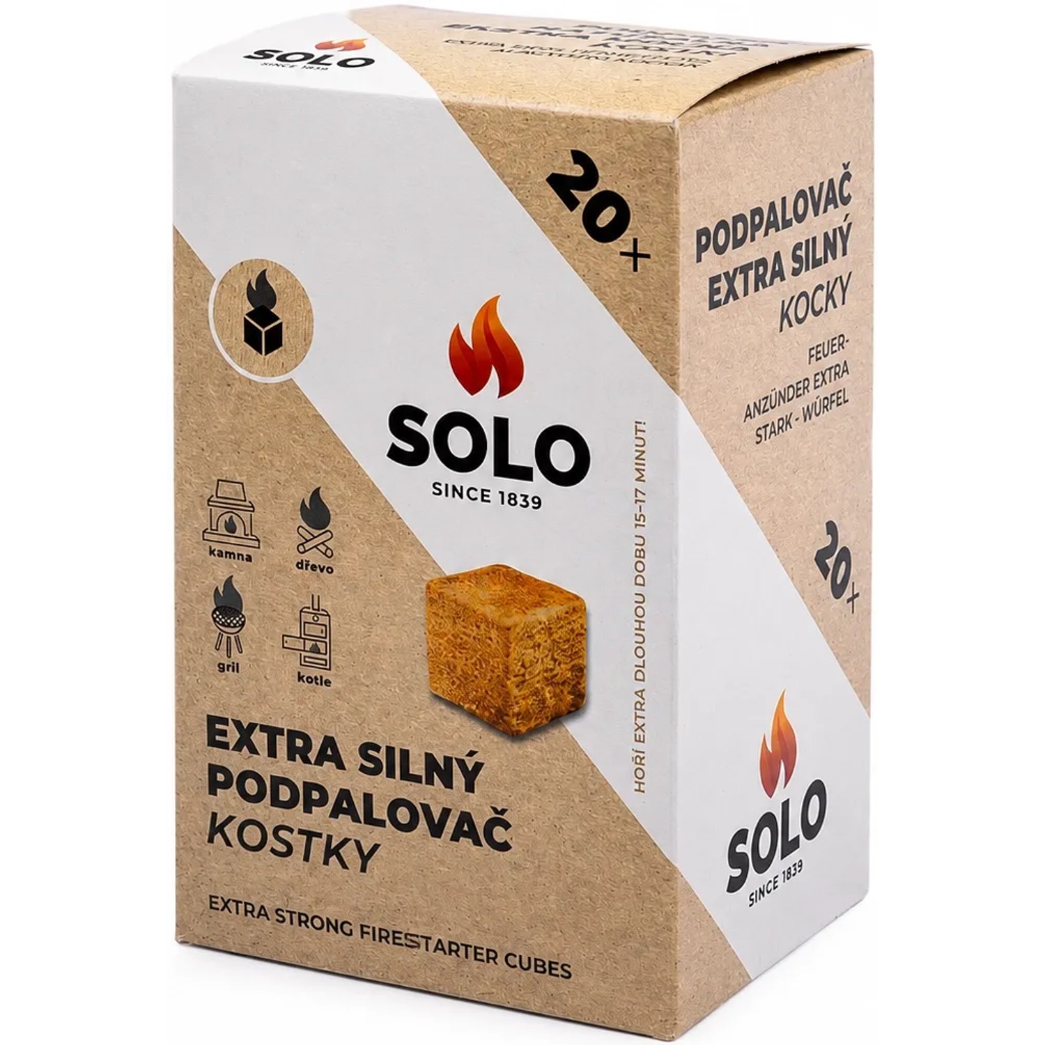 Podpalovač extra silný - kostky