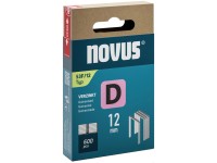 Novus Sponky z plochého drátu D 53 F, délka 12 mm, 600 ks