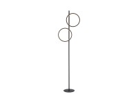 Just Light Stojací LED lampa Mini Ritus, 21W, 2580lm, černá, 151 cm