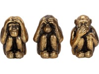Dekorativní sada 3 ks Dark Wonder Opic 8,5 x 8,5 x 12,5 cm